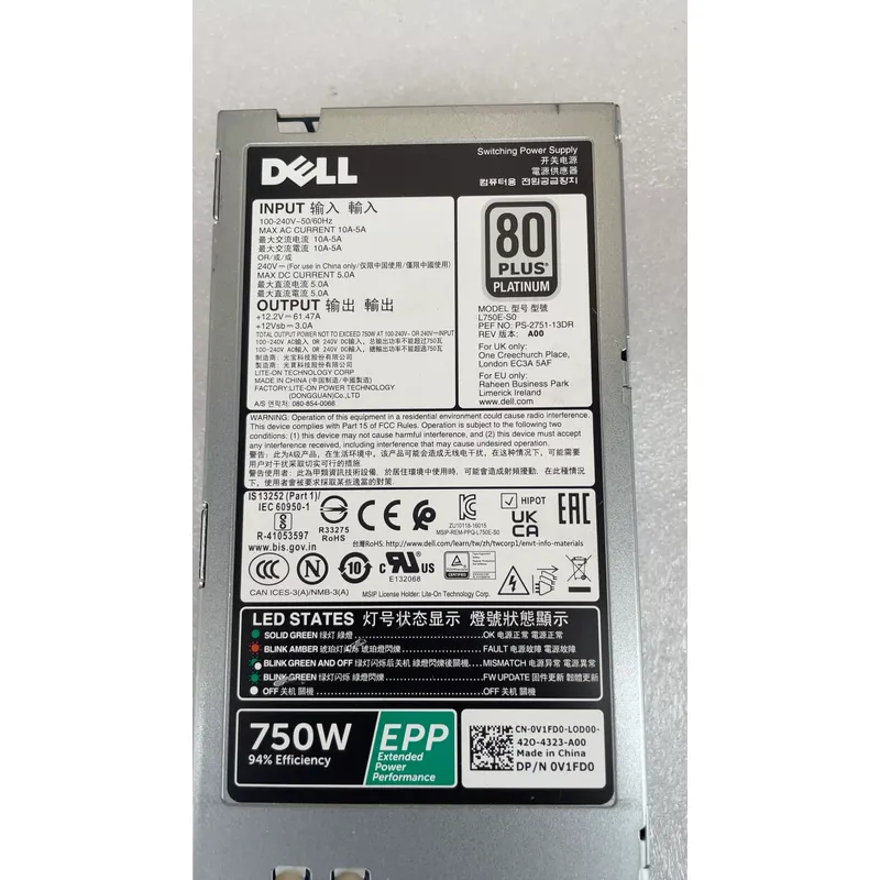 dla zasilacza DELL 750W EPP Gr – Power Supply 750W recenzja i cena